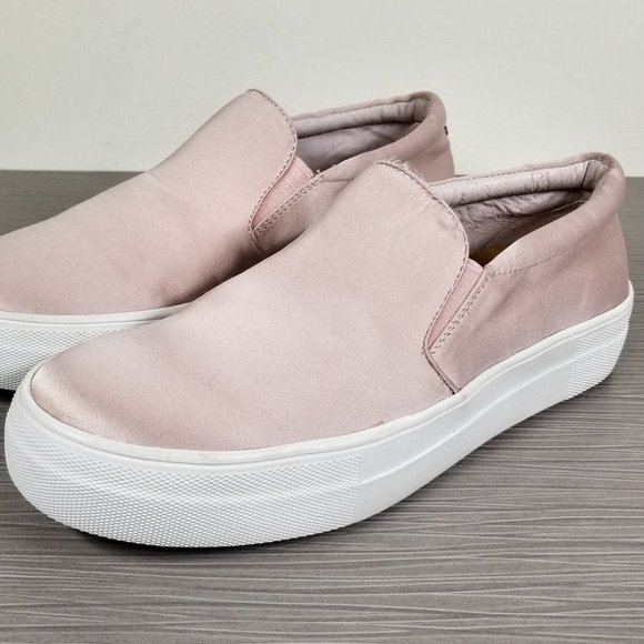 Steve Madden Giles Sneakers, Pink Satin, Womens Various Sizes - Picture 1 of 9